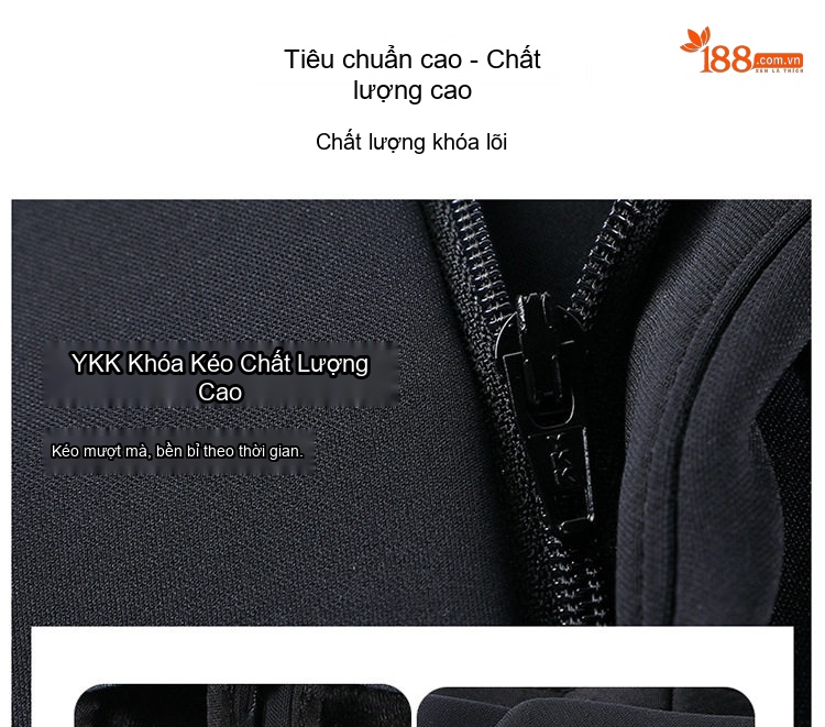 Quần Tây Nam Ống Đứng Lông Cừu Dày Dặn Ấm Áp Màu Đen chi tiết 6