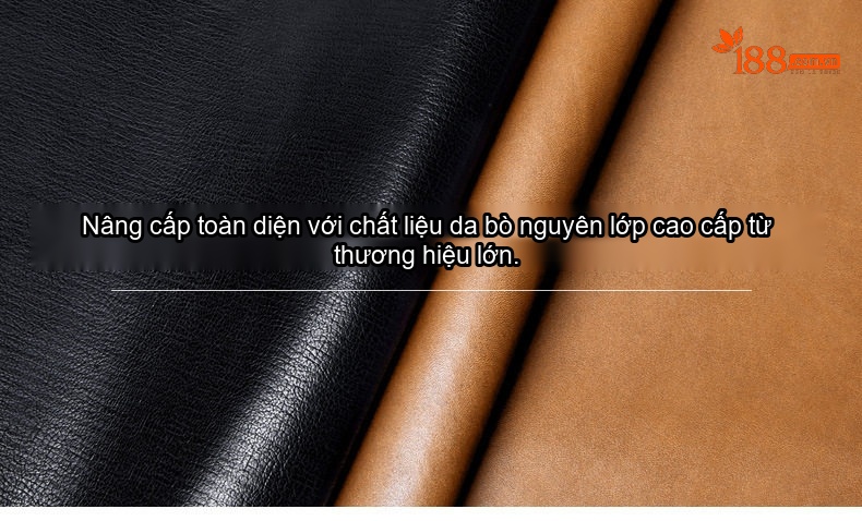 Giày Lười Nam Da Bóng Chiều Cao Đế Khoảng 3cm Màu Đen, Trắng chi tiết 1