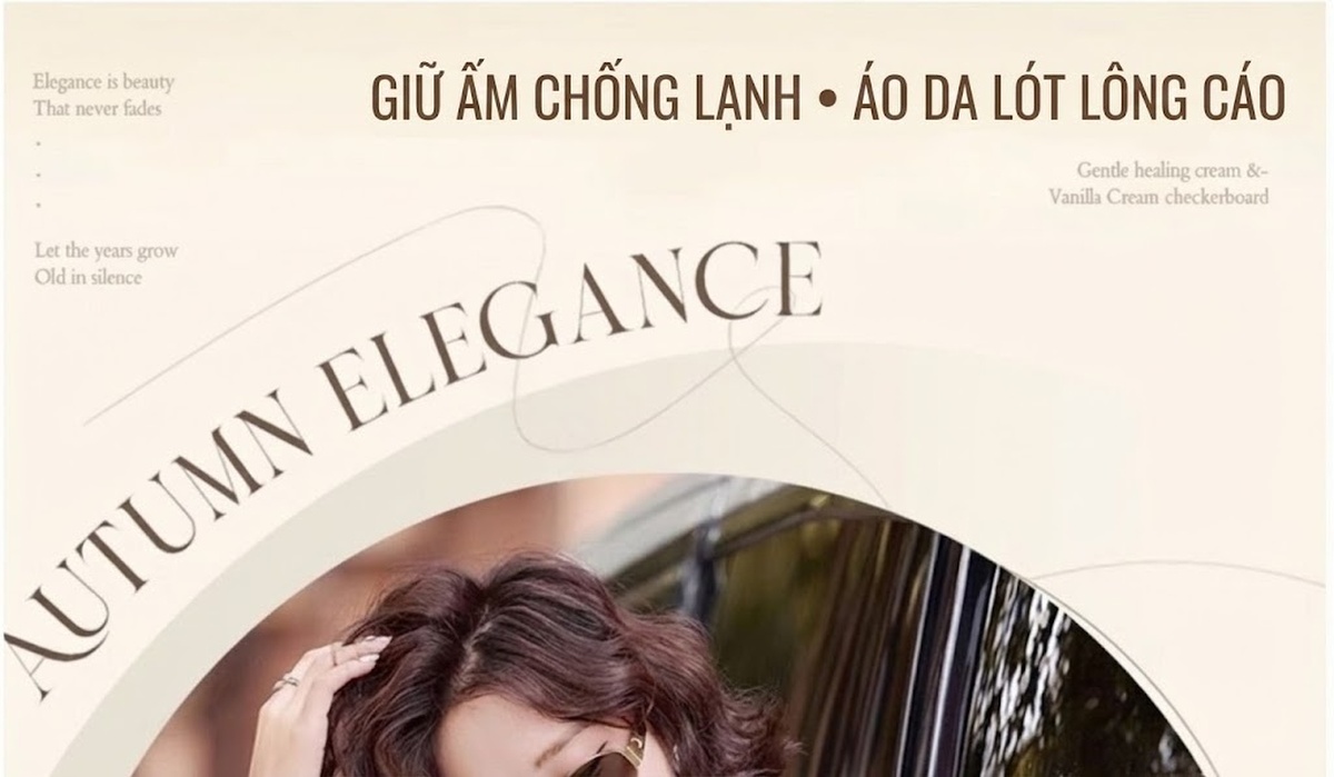 Áo Khoác Da Nữ Lót Lông Dày Dặn Cổ Lông Tháo Rời Màu Đỏ, Nâu, Đen chi tiết 2
