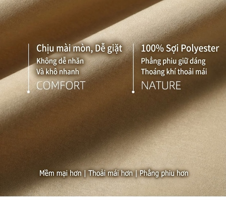 Áo Khoác Gió Nam Trung Niên Dáng Dài Cổ Bẻ Một Hàng Khuy Phong Cách Doanh Nhân Màu Be, Nâu, Xanh Navy, Đen... chi tiết 2