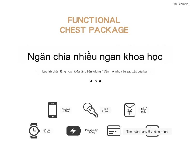 Ví Cầm Tay Nam Da Bò Đa Ngăn, Đựng Tiền, Điện Thoại Màu Đen chi tiết 7