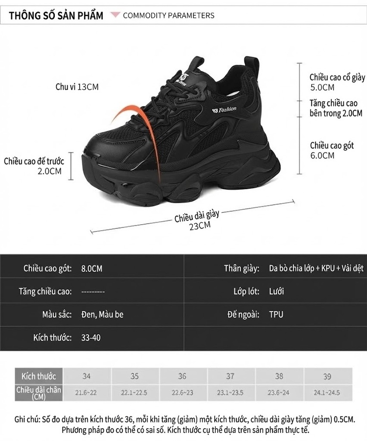 Giày Sandal Cao Gót Nữ Quai Ngang Da Bóng Gót Cao 7cm - 8cm Màu Đen, Kem chi tiết 4