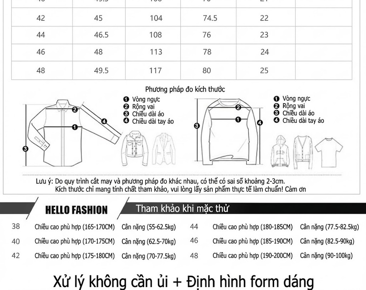 Áo Sơ Mi Nam Thêu Họa Tiết Tay Ngắn Ôm Dáng Phong Cách Casual Màu Đen, Trắng chi tiết 3