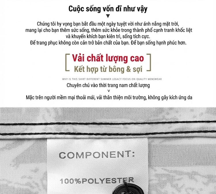 Áo Sơ Mi Nam Tay Dài Họa Tiết Kỹ Thuật Số Phong Cách Âu Mỹ Màu Đen, Trắng chi tiết 3