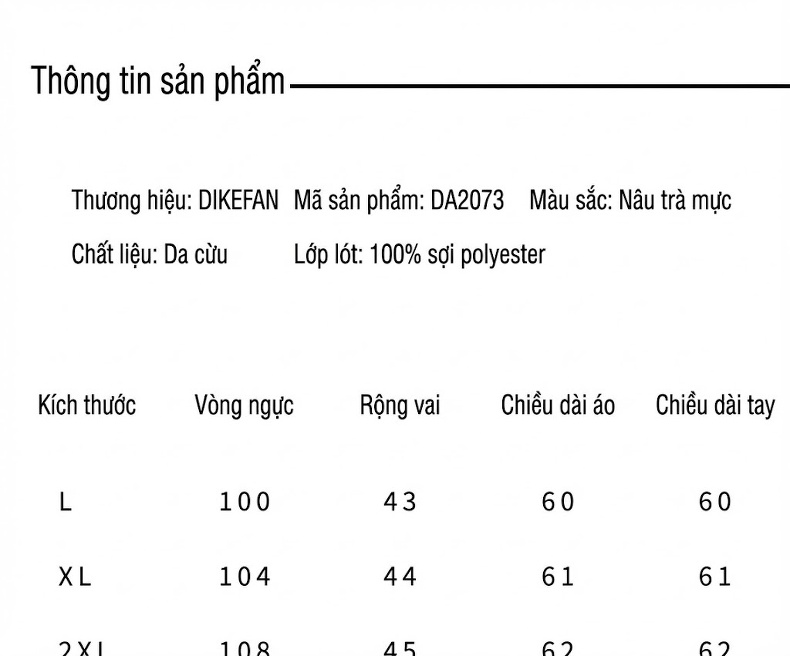 Áo Khoác Da Cừu Nam Dáng Ngắn Cổ Trụ Phong Cách Biker Màu Nâu chi tiết 4