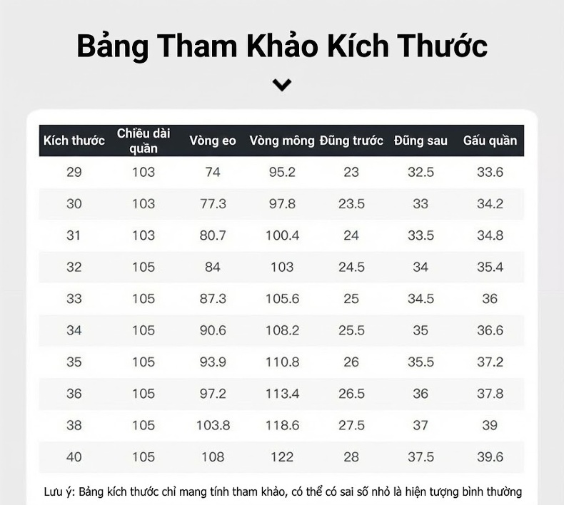 Quần Tây Nam Dáng Ôm Vừa Vặn Mỏng Nhẹ Màu Xám, Đen, Kem, Xanh Navy chi tiết 4
