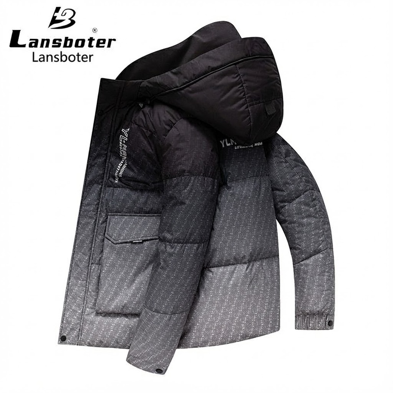 Áo Vest Nam Tiết Kế Jacquard Vải Lông Mỏng Phong Cách Hàn Quốc Màu Xám chi tiết 19