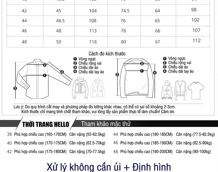 Áo Sơ Mi Nam Tay Dài Ôm Body Thêu Họa Tiết Cổ Điển Màu Đen, Trắng chi tiết 3