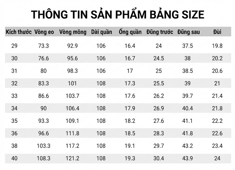 Quần Tây Nam Ống Côn Dáng Ôm Vừa Vặn Mỏng Nhẹ Phong Cách Công Sở Màu Be, Đen, Xanh Navy, Xám chi tiết 4