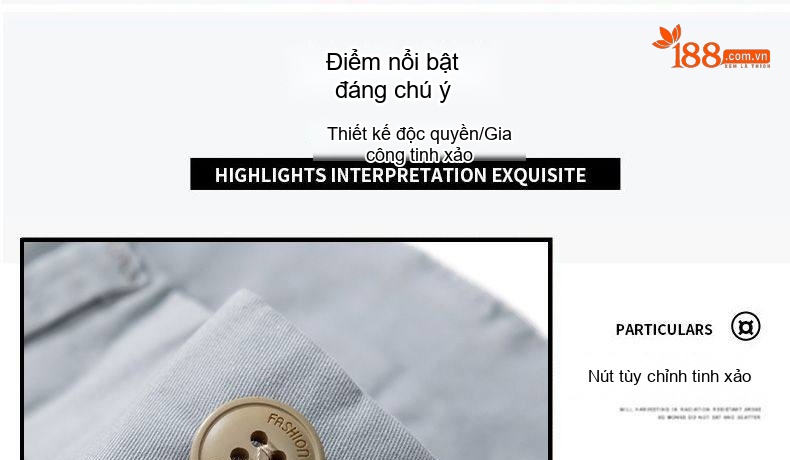 Quần Dài Nam Cotton Dáng Suông Rộng Thoải Mái Màu Đen, Xám, Kem, Xanh Navy chi tiết 6