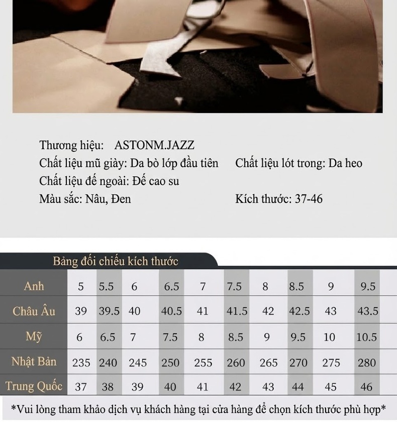 Giày Tây Khóa Nam Da Bóng Chiều Cao Đế Khoảng 5cm Màu Đen, Nâu chi tiết 4