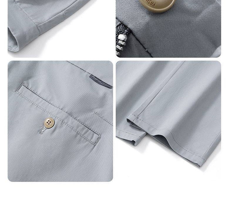 Quần Dài Cotton Nam Ống Suông Rộng Thoải Mái Màu Đen, Xám, Kem, Xanh Navy... chi tiết 8
