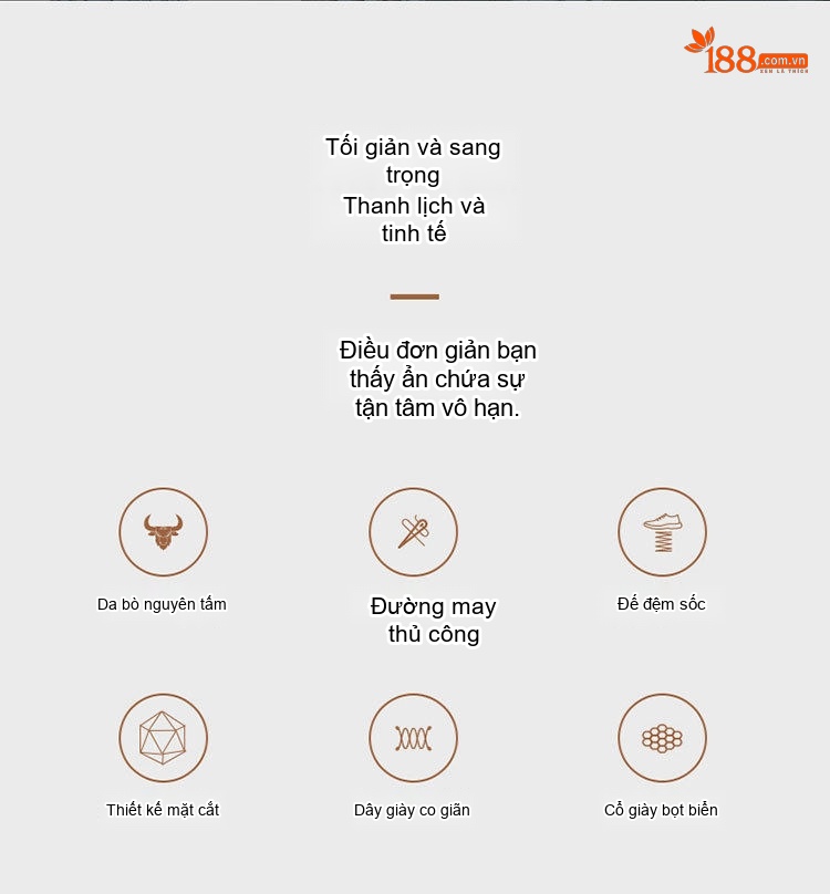 Giày Lười Nam Da Thật Chiều Cao Đế Khoảng 3cm Màu Đen chi tiết 2