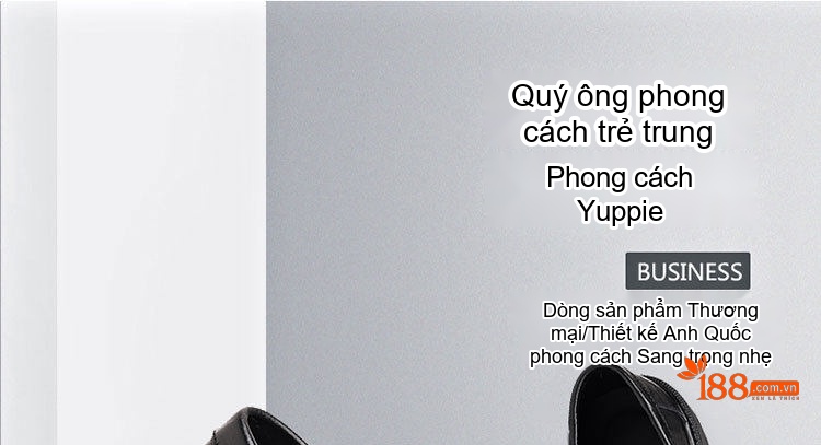 Giày Lười Nam Da Bò Cao Cấp Chiều Cao Đế Khoảng 3cm Màu Đen chi tiết 1