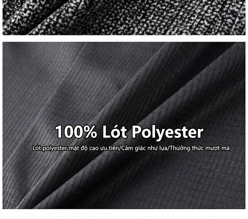 Áo Thun Polo Nam Tay Dài Cotton Thoải Mái Chống Nhăn Phong Cách Công Sở Màu Xám, Xanh, Đỏ chi tiết 3