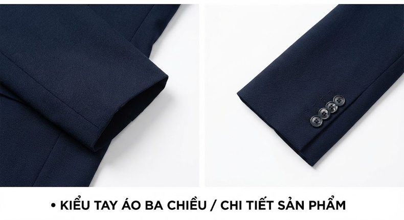 Áo Khoác Nam Cổ Bẻ Cúc Bấm Trung Niên Chất Vải Mềm Mịn Không Nhăn Màu Xanh Navy, Xám chi tiết 31