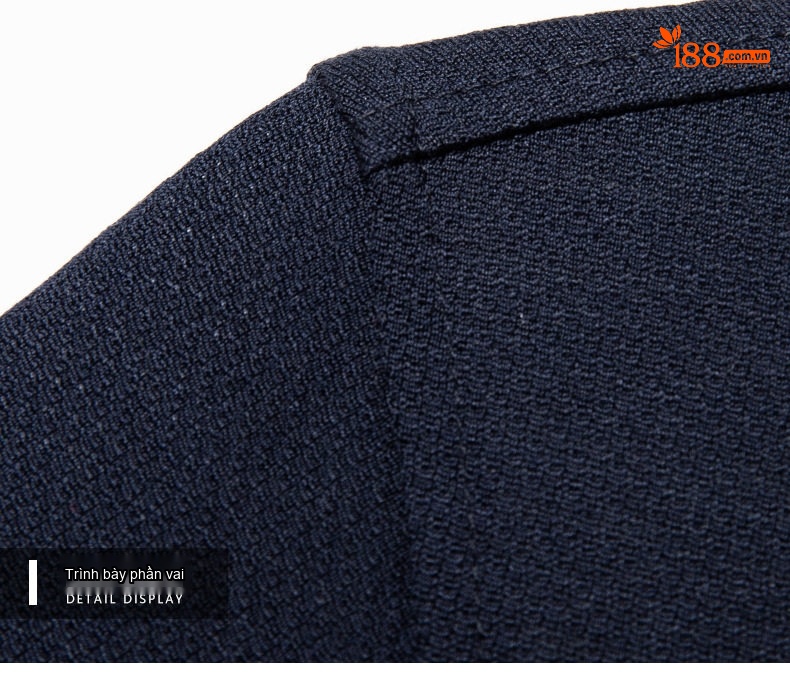 Áo Polo Nam Tay Ngắn Lụa Tằm Màu Trắng, Xanh Navy, Xám, Nâu chi tiết 20