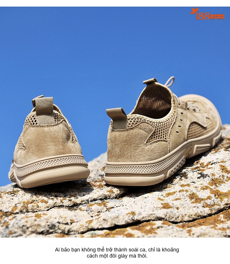 Sandal Nam Dây Rút Thể Thao Outdoor Thoáng Khí, Chống Nước, Nhanh Khô, Chống Mài Mòn, Chiều Cao Đế Khoảng 3cm Màu Be, Xám chi tiết 40