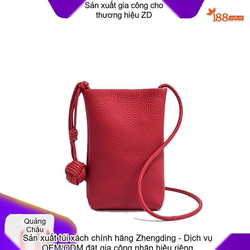 Túi Xách Nữ Da Bò Dáng Tote Retro Đeo Vai, Đeo Chéo Màu Đen, Đỏ, Xanh Lá, Nâu chi tiết 20
