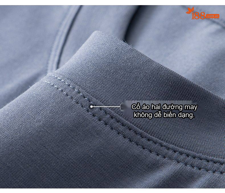 Áo Thun Dài Tay Nam Modal Cổ Tròn Mềm Mịn Thoáng Mát Màu Xanh, Nâu, Xám, Trắng... chi tiết 19