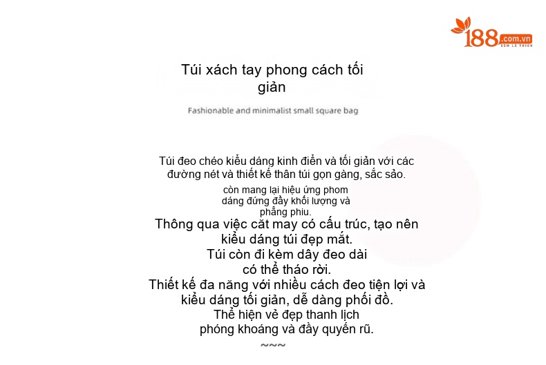 Túi Tote Nữ Da Mờ Đeo Chéo Thời Trang Công Sở chi tiết 1