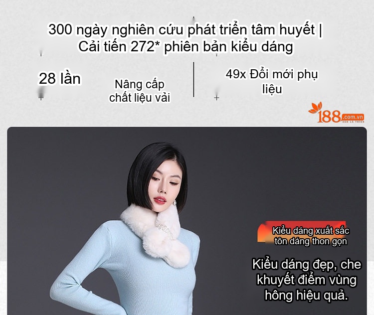 Chân Váy A Dáng Ôm Dệt Kim Co Giãn Dáng Dài Phong Cách Hàn Quốc Màu Trắng, Đen chi tiết 9