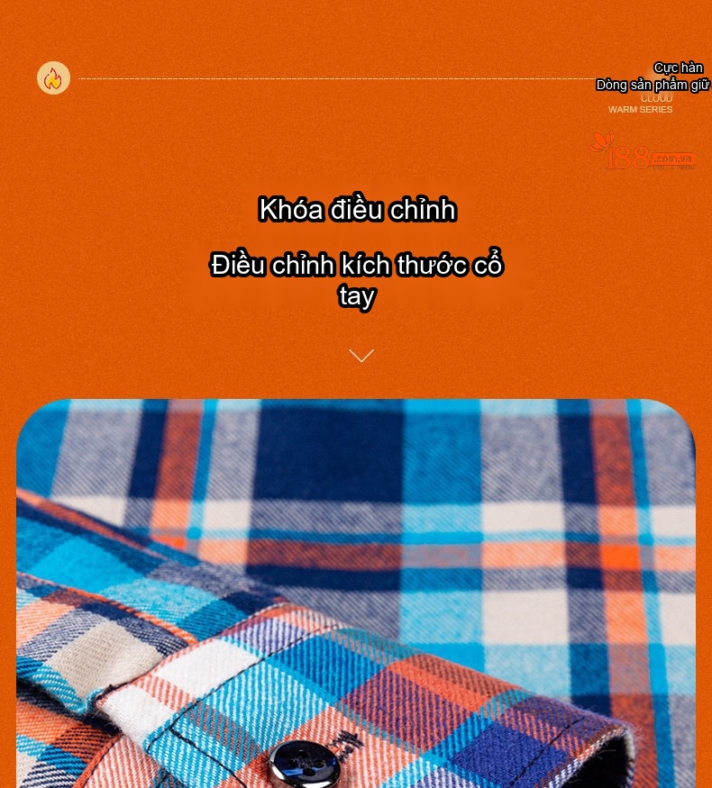 Áo Sơ Mi Nam Ca Rô Lông Cừu Non Cotton Dày Dặn Giữ Ấm Màu Đen, Đỏ, Xanh Dương, Xanh Lá... chi tiết 20