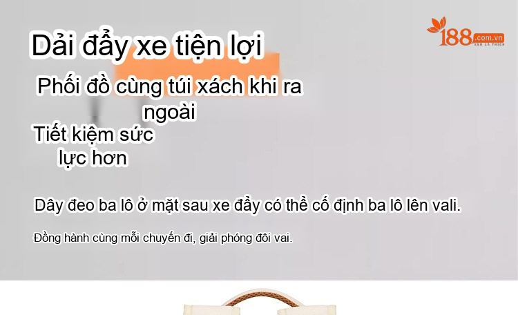 Balo Laptop Du Lịch Vải Bố Đa Năng Sức Chứa Lớn Màu Kem, Nâu chi tiết 14
