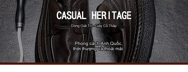 Giày Tây Buộc Dây Nam Da Thật Chiều Cao Đế Khoảng 3cm Màu Nâu, Đen chi tiết 1