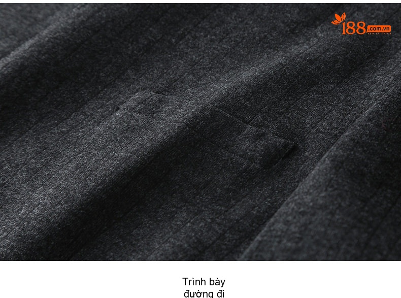 Áo Vest Nam Cổ Tàu Dáng Ôm Vừa Vặn Co Giãn Màu Xám chi tiết 40