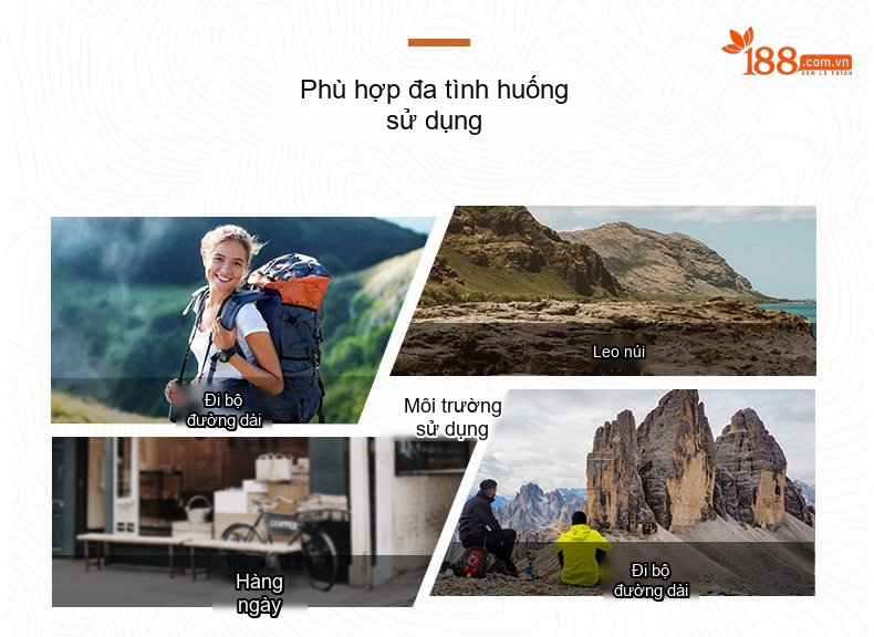 Giày Thể Thao Outdoor Nam/Nữ Lớn Tuổi Bề Mặt Nỉ Chiều Cao Đế Khoảng 3cm Màu Trắng, Xám, Xanh Lá, Xanh Dương chi tiết 3