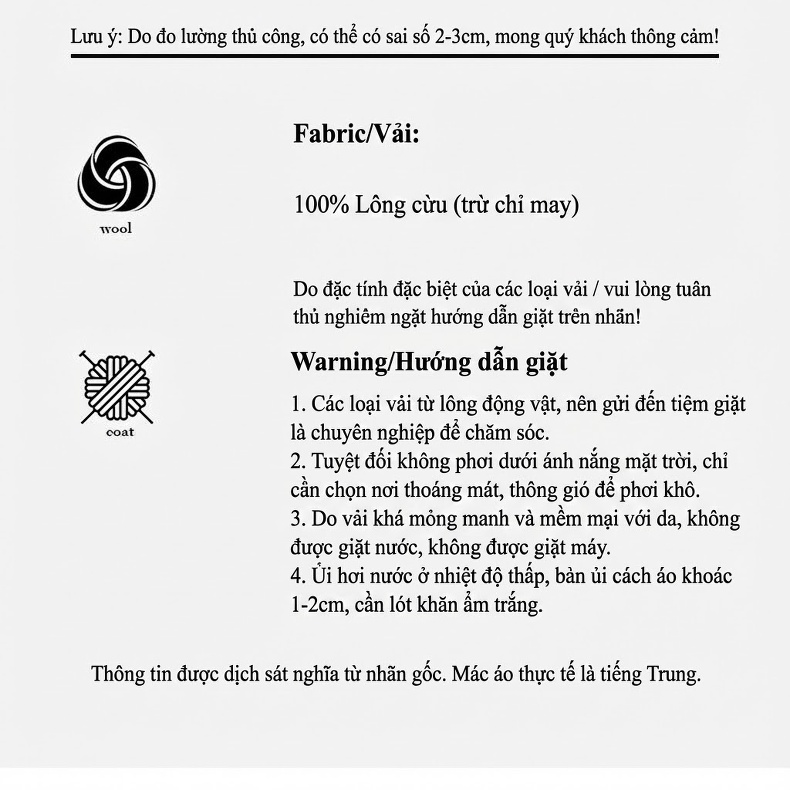 Áo Khoác Dạ Nữ Hai Mặt Dáng Dài Vừa Thu Đông Cao Cấp Màu Đỏ, Nâu, Đen, Xám chi tiết 5
