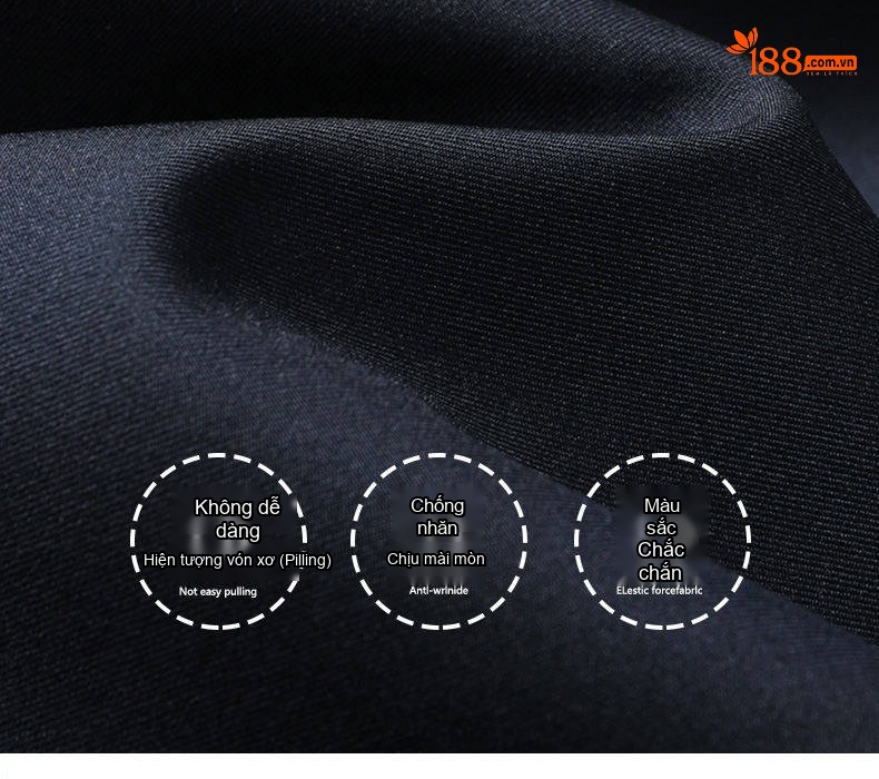 Áo Khoác Bomber Nam Cổ Bẻ Màu Đen, Xám, Xanh Navy chi tiết 4