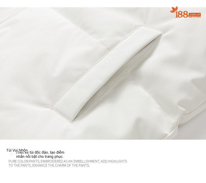Áo Khoác Cotton Nam Nữ Dáng Rộng Mũ Trùm Đầu Kiểu Mỹ Dày Dặn Màu Đen, Tím, Đỏ, Kem... chi tiết 6
