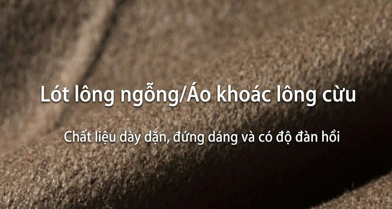 Áo Khoác Nam Dáng Dài Vải Lông Cừu Cổ chữ Vest Lót Lông Vũ Tháo Rời Phong Cách Doanh Nhân Màu Nâu, Xám, Đen chi tiết 1