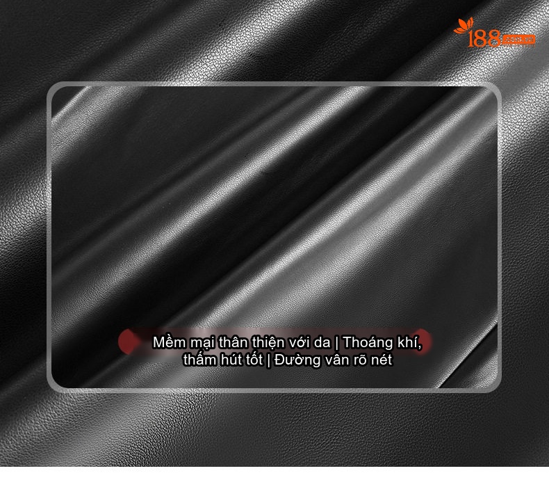 Váy liền thân Nữ Ôm Dáng Tay Dài Chất Liệu Nhung Gân Phối Da PU Xẻ Tà Màu Đen, Xanh chi tiết 4