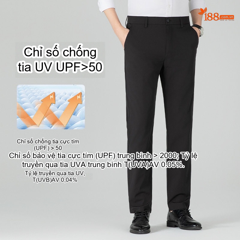 Quần Tây Nam Ống Côn Mỏng Mát Phong Cách Thanh Lịch Màu Đen, Xám, Xanh Navy
