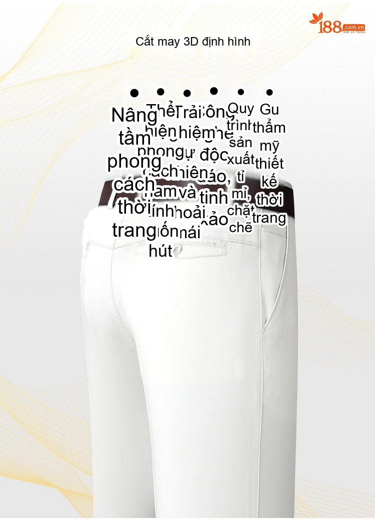 Quần Âu Nam Dáng Suông Mỏng Nhẹ Không Nhăn Cho Bố Trung Niên Màu Đen, Kem, Xám, Be chi tiết 54