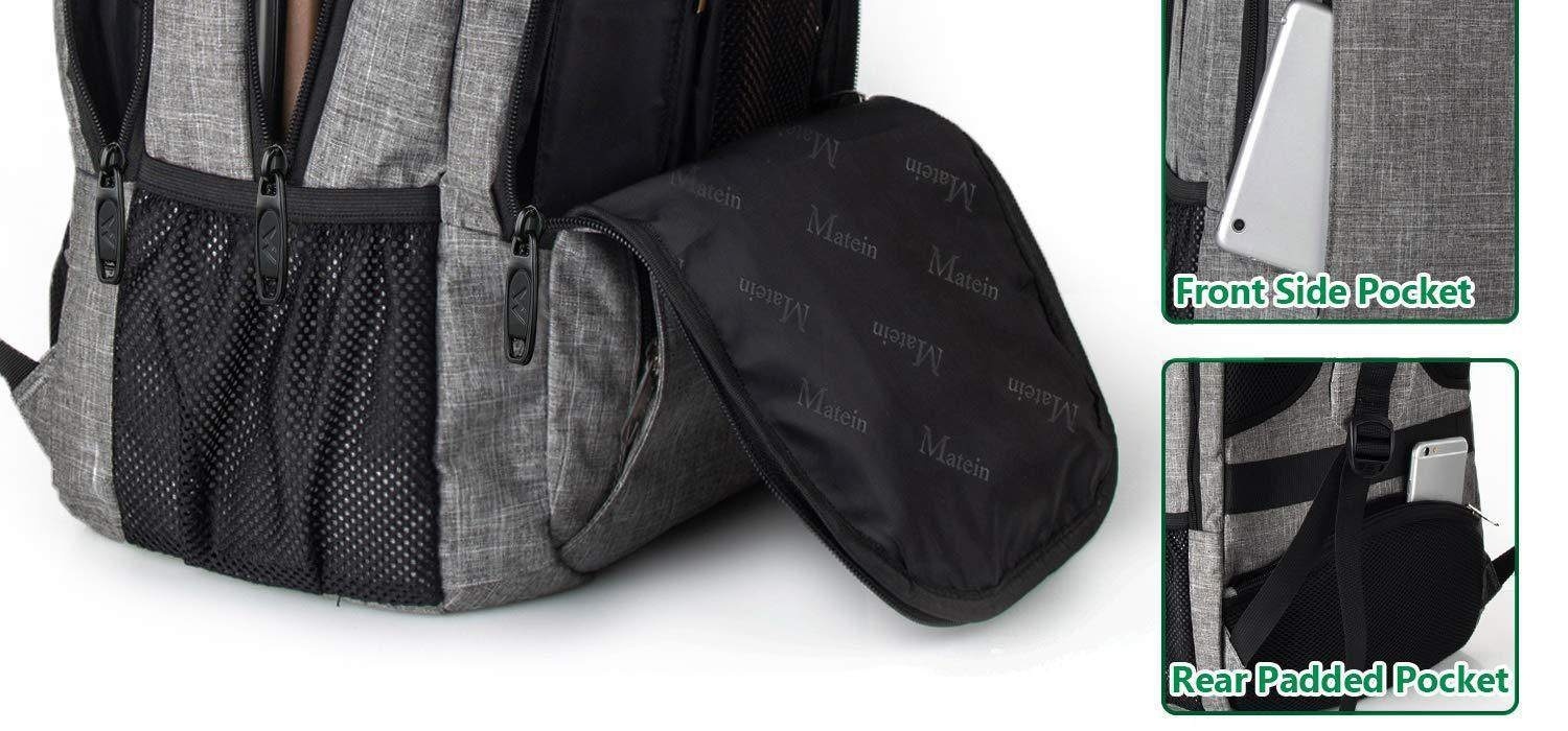 Balo Đôi Nam Cao Cấp Dung Tích Lớn Phong Cách Doanh Nhân Đựng Laptop Màu Xám, Đỏ chi tiết 3