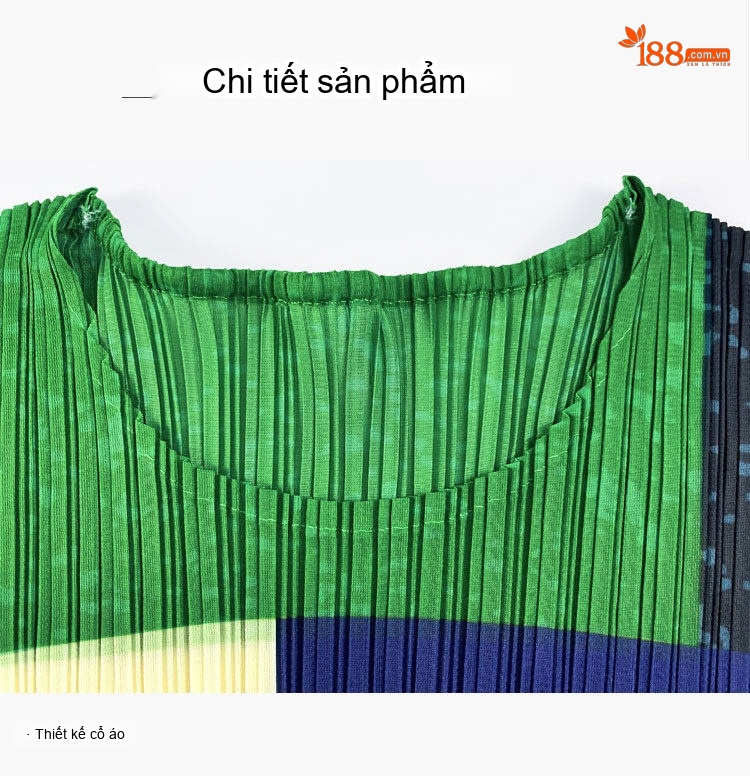 Váy Liền Thân Nữ Dáng Ôm Eo Tay Dài Họa Tiết Hình Học Màu Xanh Lá, Xanh Dương, Trắng, Đen... chi tiết 12