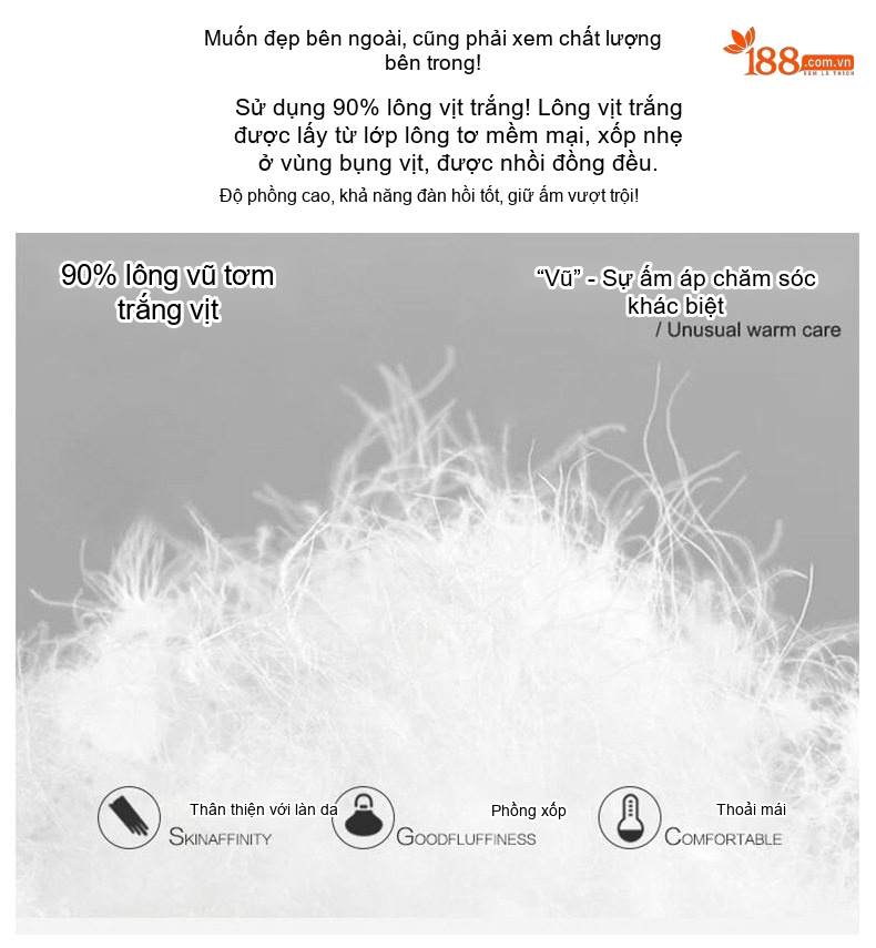 Áo Khoác Phao Nữ Dáng Dài Vịt Trắng Dày Dặn Có Mũ Trùm Đầu Phong Cách Hàn Quốc Màu Be, Tím chi tiết 6