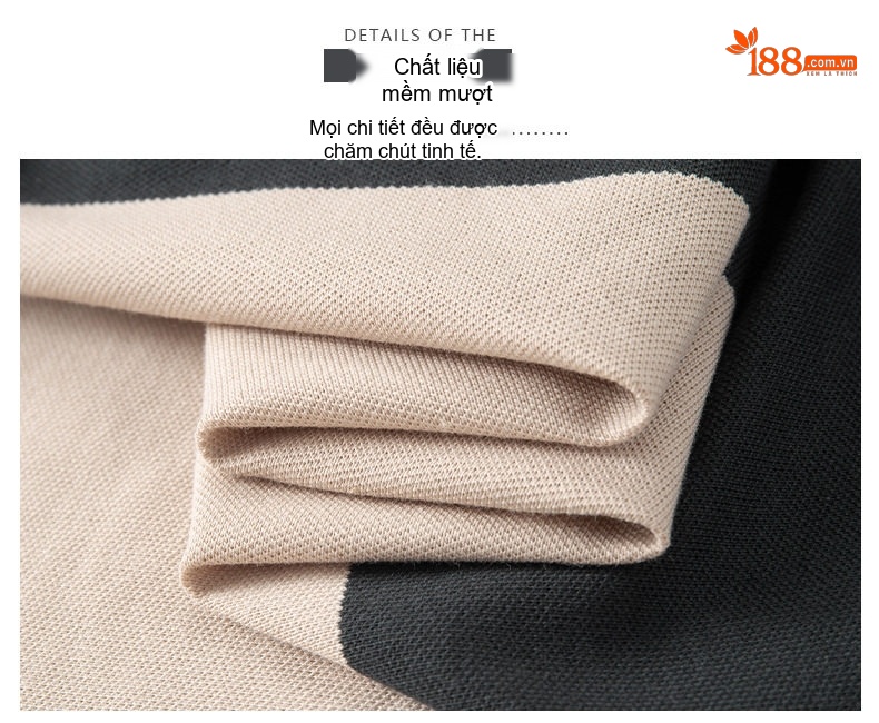 Áo Thun Cổ Bẻ Tay Ngắn Nam Dáng Rộng Màu Đen, Kem, Trắng, Nâu chi tiết 19