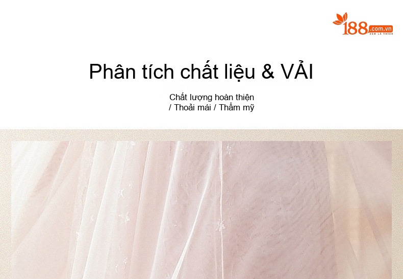 Váy Lưới Pháp Nữ Dáng Dài Chiết Eo Tôn Dáng Màu Trắng, Hồng chi tiết 8
