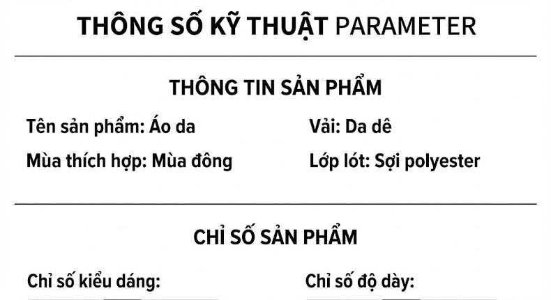 Áo Khoác Da Cừu Nam Cao Cấp Dáng Ngắn Cổ Bẻ Thời Trang Màu Đen chi tiết 9