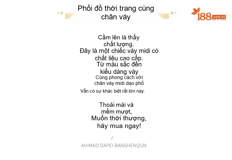 Chân Váy Midi Nữ Vải Kim Tuyến Lưng Cao Dáng Ôm Đuôi Cá Màu Đen chi tiết 5