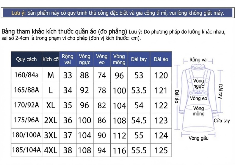 Đầm Dài Tay Nữ Cổ chữ V Hand-Made Đính Cườm Phong Cách Thanh Lịch Màu Đen chi tiết 19