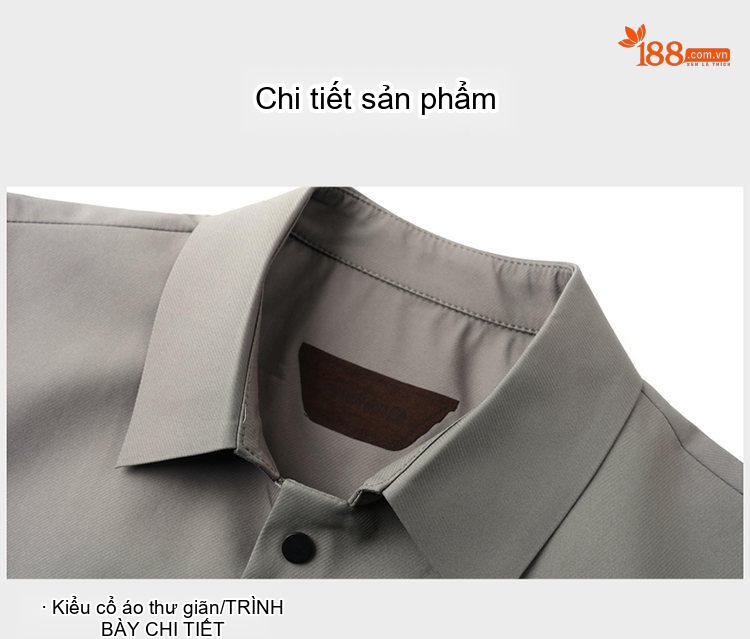 Áo Khoác Nam Cổ Bẻ Dáng Suông Phong Cách Doanh Nhân Màu Xám, Đen chi tiết 23