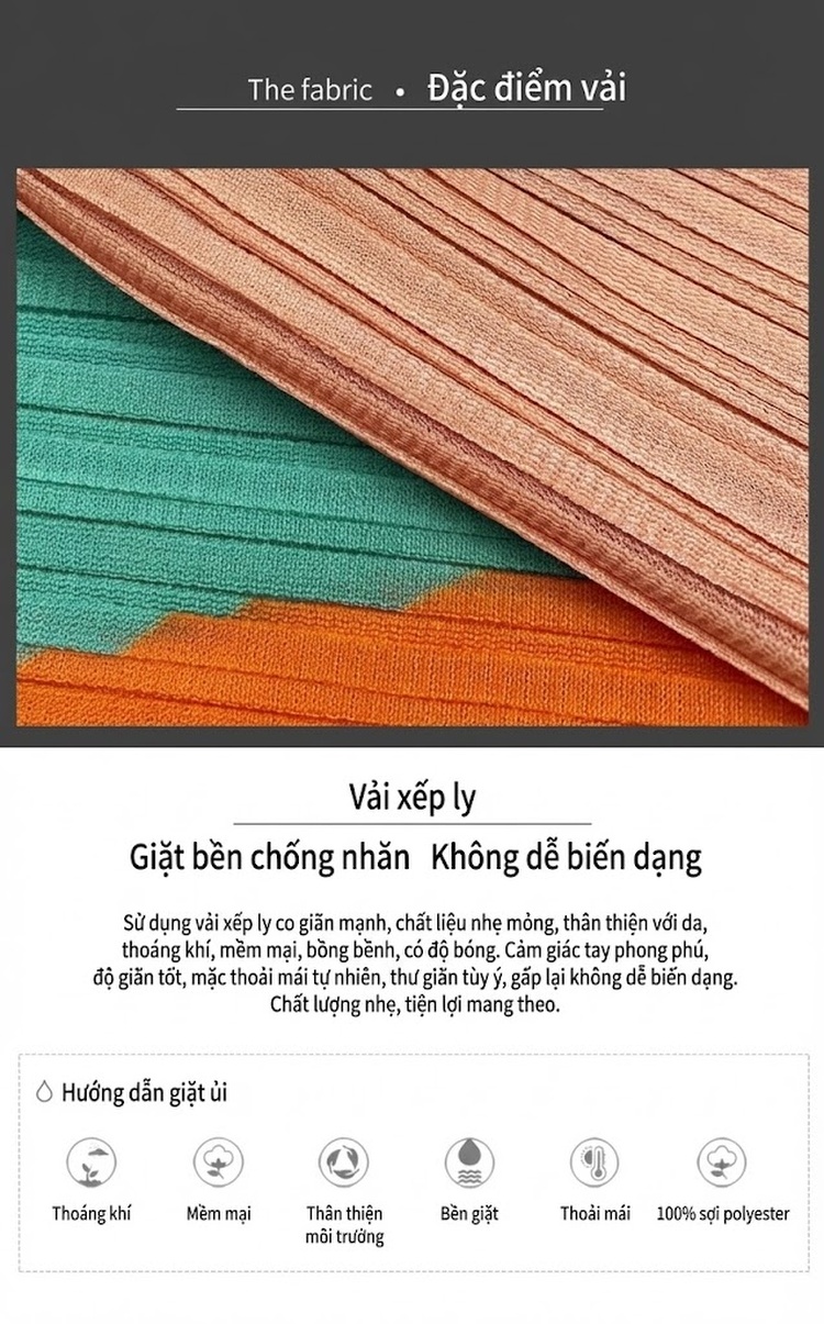 Chân Váy Chữ A Nữ In Họa Tiết Dáng Ôm Hông Dài Qua Gối chi tiết 6