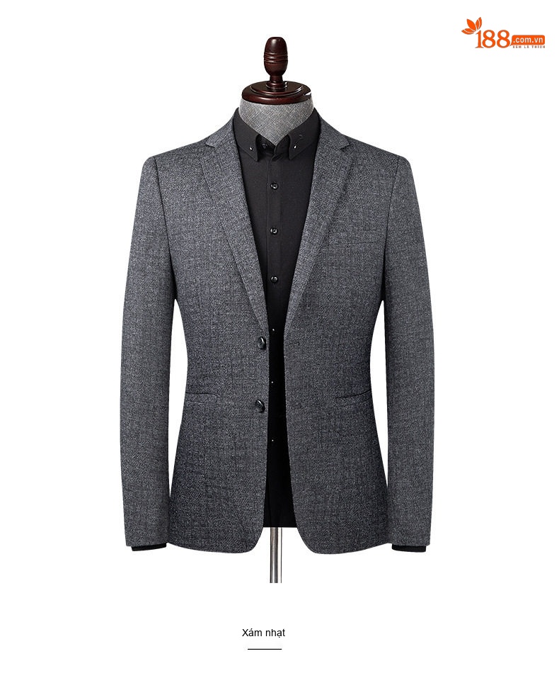 Áo Vest Nam Hàn Quốc Co Giãn Nhẹ Dáng Ôm Vừa Vặn Màu Xanh Than, Xám chi tiết 36