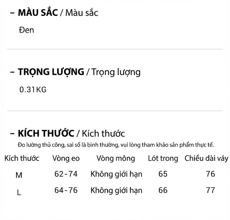 Chân Váy Nữ A-Line Lửng Vải Nhung Thêu Hoa Cúc Eo Cao Phong Cách Pháp Cổ Điển Màu Kem, Đen chi tiết 6